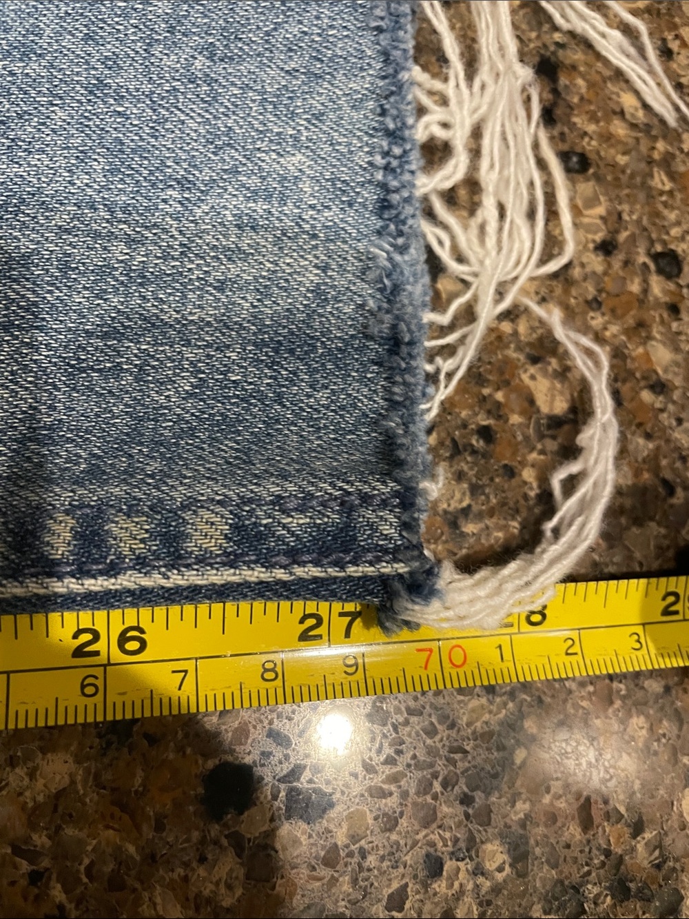MOTHER Superior The Tomcat Ankle Fray The Last Supper Rainbow Patch Jean Size 28 - Picture 15 of 15